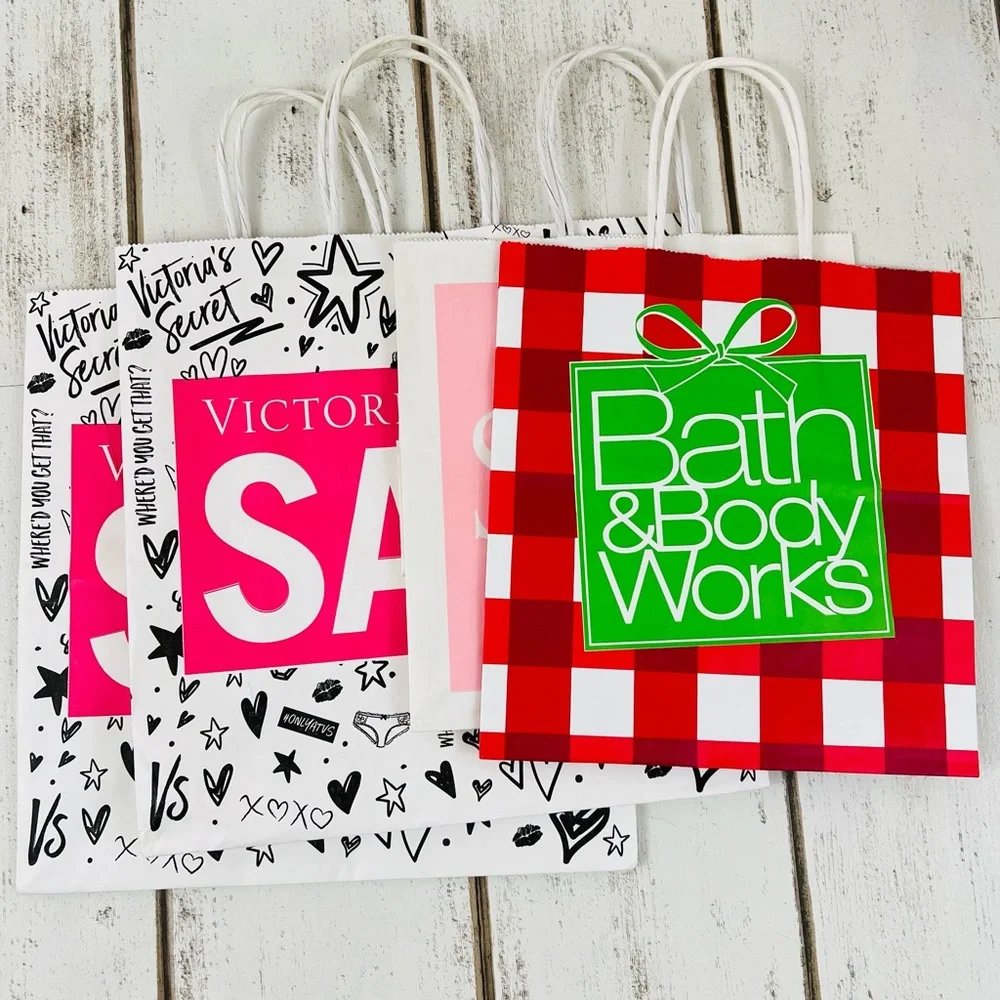 Paper Shopping Gift Bag Bundle Banana Republic J.Crew Carhartt Victoria’s Secret